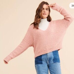 NWT Free People Finders Keepers V-Neck Sweater